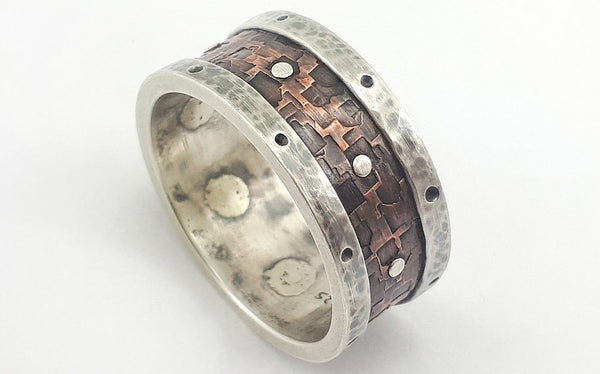 Viking wedding ring for men