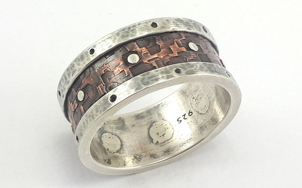 Viking wedding ring for men