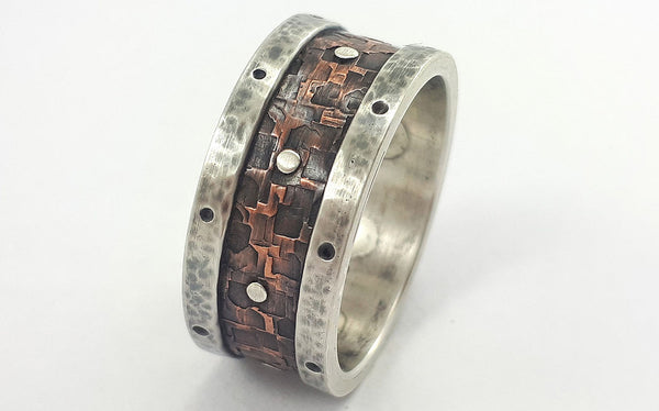 Viking wedding ring for men