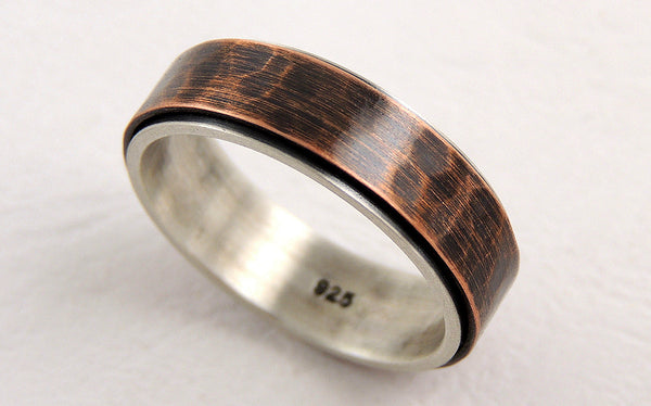Copper Wedding Ring Band - 5mm to 10mm
