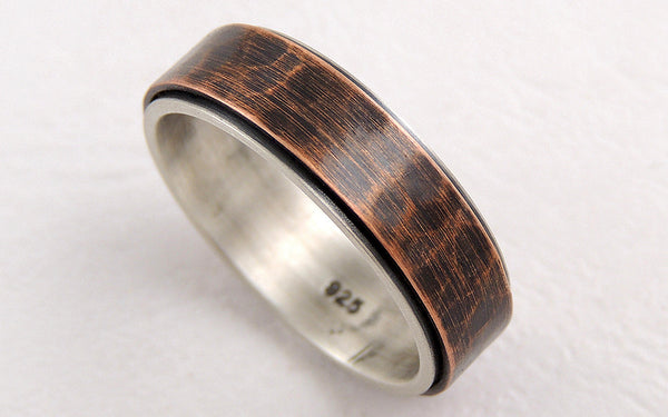 Copper Wedding Ring Band - 5mm to 10mm