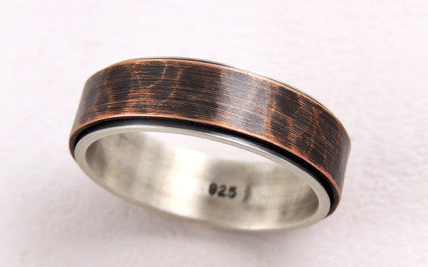 Copper Wedding Ring Band - 5mm to 10mm