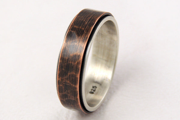 Copper Wedding Ring Band - 5mm to 10mm