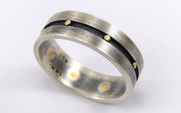 Unique men's engagement ring