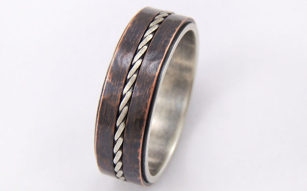 Unique mens wedding ring