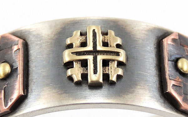 Jerusalem Cross Knights Templar Ring