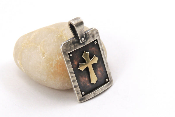 Christian Cross Pendant for Men