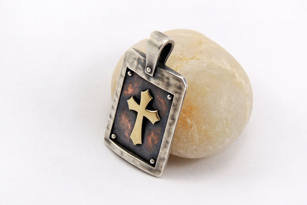 Christian Cross Pendant for Men