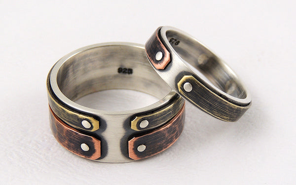 His and Hers Rustic Wedding Bands for your Rustic Wedding