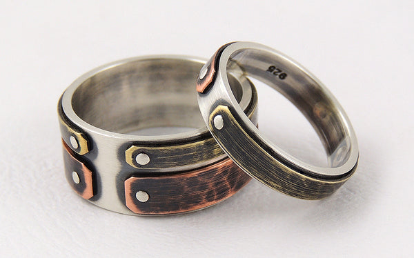 His and Hers Rustic Wedding Bands for your Rustic Wedding