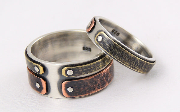 His and Hers Rustic Wedding Bands for your Rustic Wedding