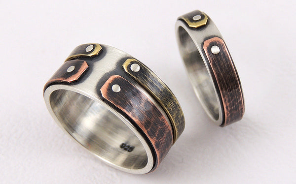 His and Hers Rustic Wedding Bands for your Rustic Wedding