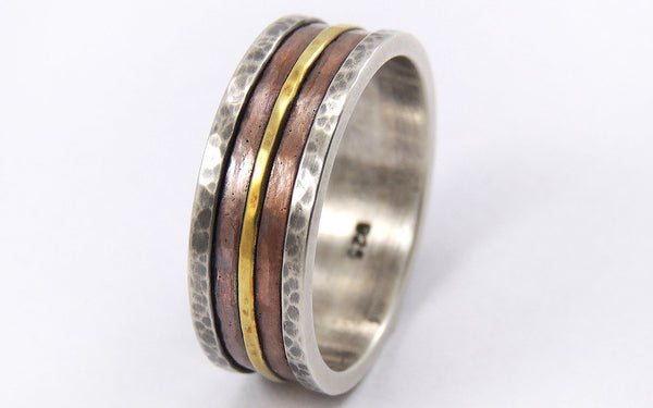 Mens Celtic Wedding Band - Customize 8mm to 12mm