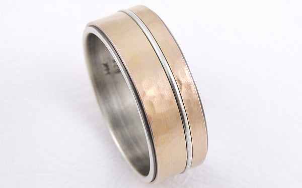 14k gold wedding band mens