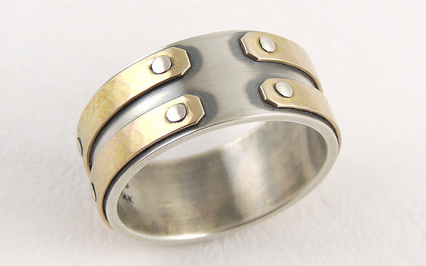 mens gold rings