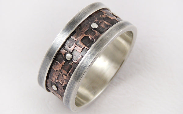 Discover this unique handmade men's ring