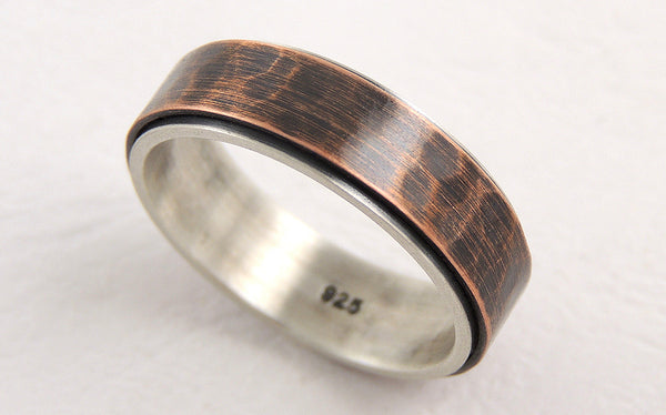 Unique 6mm wedding band ring