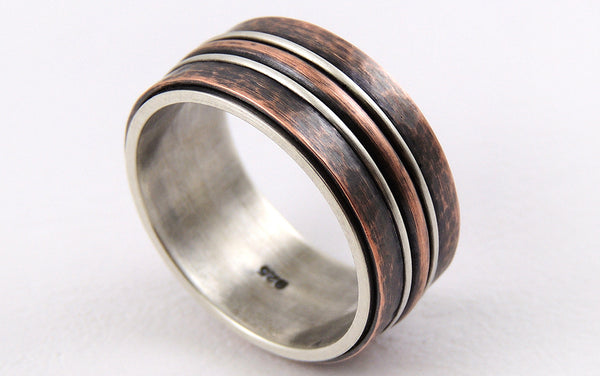 Unique wedding band for men