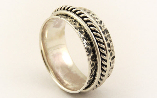 Spinner mens ring