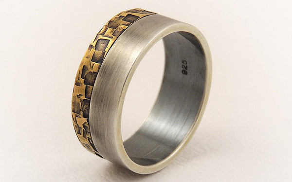 Unique elegant engagement ring for men