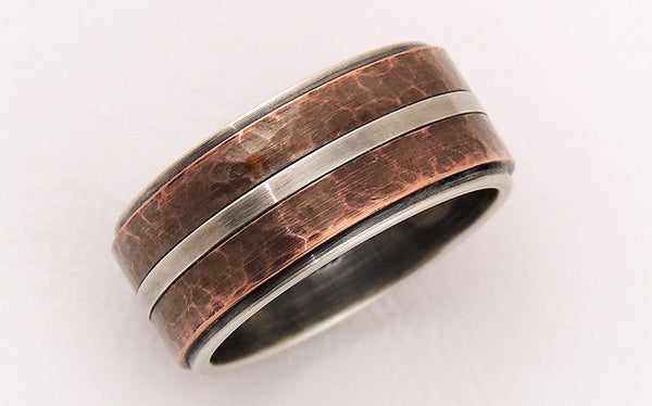 Wedding band ring for men