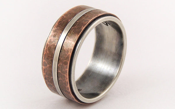 Wedding band ring for men