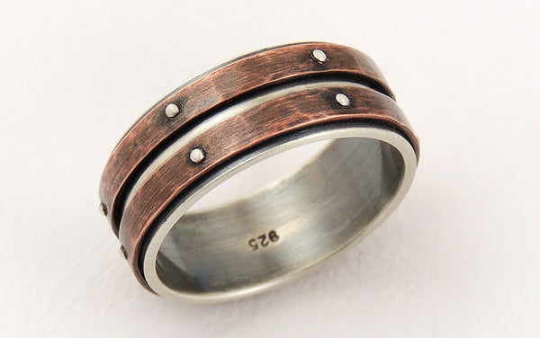 Men's wedding band ring