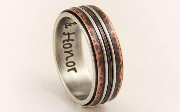 Unique engagement ring for men